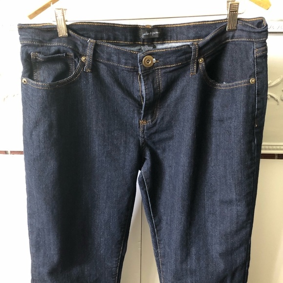 Jules and James women’s jeans  SZ 14 dark wash - Picture 1 of 7